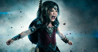 Illustration for article titled World's Best Dad Transforms Daughter Into the Star of the Wonder Woman Movie for Halloween